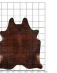Genuine Brazilian Cowhide Rug 8.5 By 7.5 Feet Hair On Leather Decor
