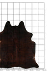 8 Ft X 7 Ft Genuine Brazilian Cowhide Skin Rug by Hilason | Hair-On Leather Home Décor Carpet