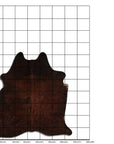 7.5 Ft X 6.5 Ft Genuine Brazilian Cowhide Skin Rug by Hilason | Hair-On Leather Home Décor Carpet