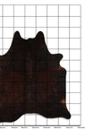 8.5 Ft X 7 Ft Genuine Brazilian Cowhide Skin Rug by Hilason | Hair-On Leather Home Décor Carpet