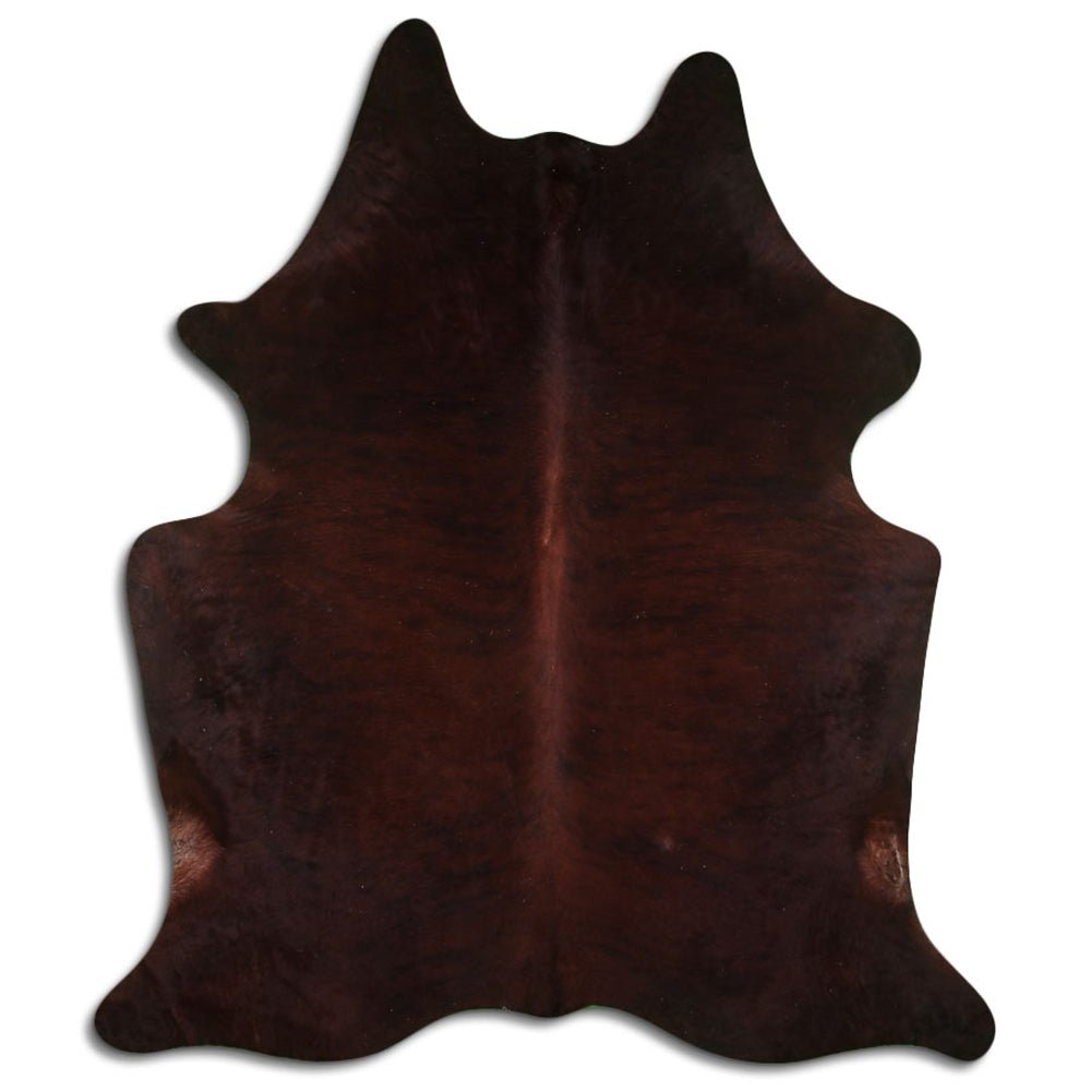 Premium Handcrafted Cowhide Rug With Hair On Leather Finish For Contemporary Living