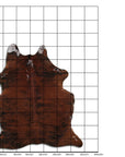 8 Ft X 7 Ft Genuine Brazilian Cowhide Skin Rug by Hilason | Hair-On Leather Home Décor Carpet