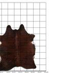7.5 Ft X 6.5 Ft Genuine Brazilian Cowhide Skin Rug by Hilason | Hair-On Leather Home Décor Carpet