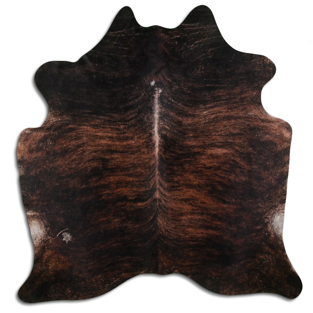 Genuine Brazilian Cowhide Rug 8.5 By 7.5 Feet Hair On Leather Decor