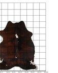 Premium Handcrafted Cowhide Rug With Hair On Leather Finish For Contemporary Living