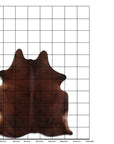 7.5 Ft X 6.5 Ft Genuine Brazilian Cowhide Skin Rug by Hilason | Hair-On Leather Home Décor Carpet