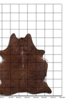 7.5 Ft X 6.5 Ft Genuine Brazilian Cowhide Skin Rug by Hilason | Hair-On Leather Home Décor Carpet