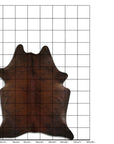 Premium Handcrafted Cowhide Rug With Hair On Leather Finish For Contemporary Living