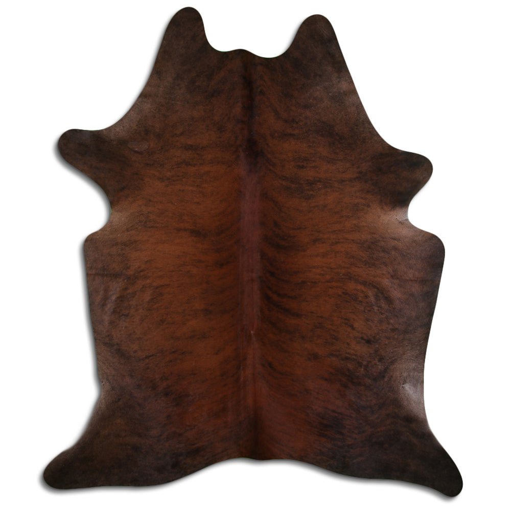 Premium Handcrafted Cowhide Rug With Hair On Leather Finish For Contemporary Living