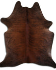 Premium Handcrafted Cowhide Rug With Hair On Leather Finish For Contemporary Living