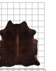 8 Ft X 7 Ft Genuine Brazilian Cowhide Skin Rug by Hilason | Hair-On Leather Home Décor Carpet