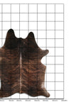 Premium Handcrafted Cowhide Rug With Hair On Leather Finish For Contemporary Living