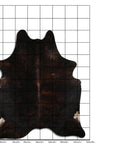 9 Ft X 7.5 Ft Genuine Brazilian Cowhide Skin Rug by Hilason | Hair-On Leather Home Décor Carpet