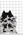 Premium Handcrafted Cowhide Rug With Hair On Leather Finish For Contemporary Living