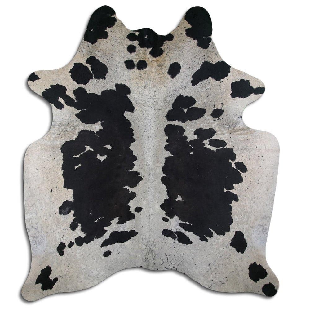 8 Ft X 7 Ft Genuine Brazilian Cowhide Skin Rug by Hilason | Hair-On Leather Home Décor Carpet