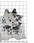 Genuine Brazilian Cowhide Rug 8.5 By 7.5 Feet Hair On Leather Decor