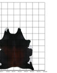7 Ft X 6 Ft Genuine Brazilian Cowhide Skin Rug by Hilason | Hair-On Leather Home Décor Carpet