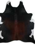 7 Ft X 6 Ft Genuine Brazilian Cowhide Skin Rug by Hilason | Hair-On Leather Home Décor Carpet