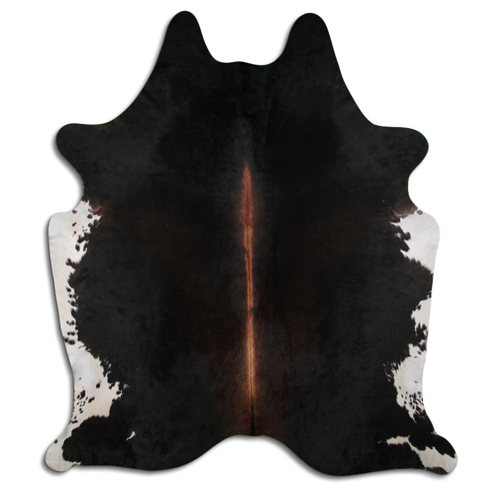 8 Ft X 7 Ft Genuine Brazilian Cowhide Skin Rug by Hilason | Hair-On Leather Home Décor Carpet