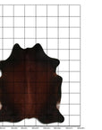 7.5 Ft X 6.5 Ft Genuine Brazilian Cowhide Skin Rug by Hilason | Hair-On Leather Home Décor Carpet