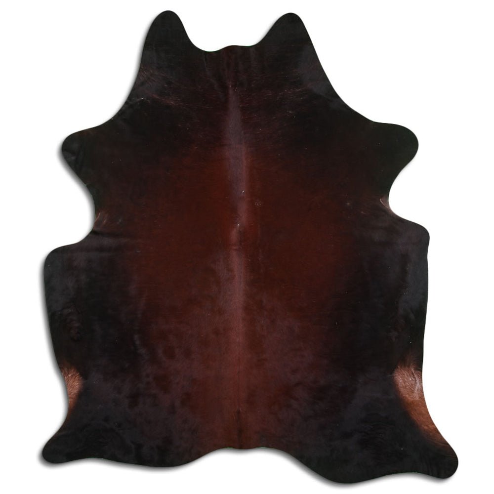 Premium Handcrafted Cowhide Rug With Hair On Leather Finish For Contemporary Living