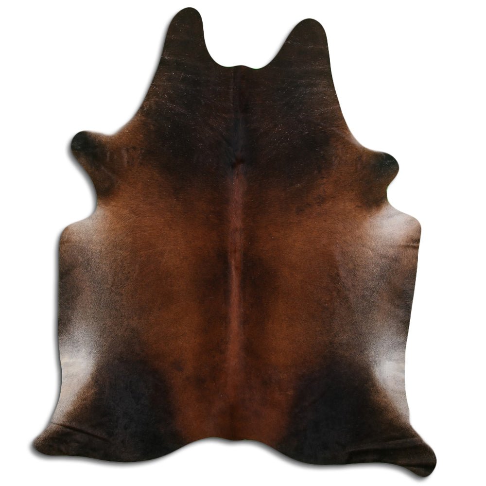 Premium Handcrafted Cowhide Rug With Hair On Leather Finish For Contemporary Living