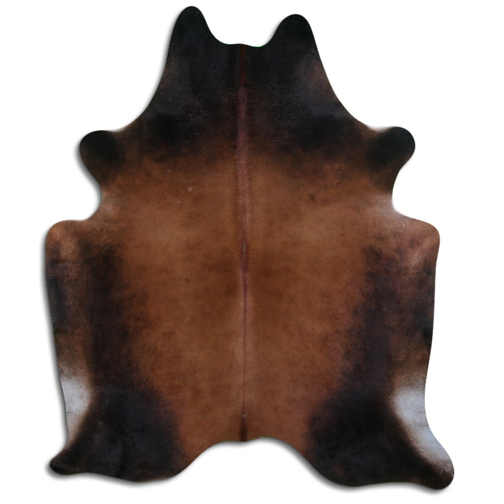 Premium Handcrafted Cowhide Rug With Hair On Leather Finish For Contemporary Living