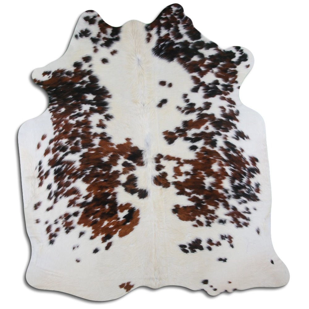 7.5 Ft X 6.5 Ft Genuine Brazilian Cowhide Skin Rug by Hilason | Hair-On Leather Home Décor Carpet