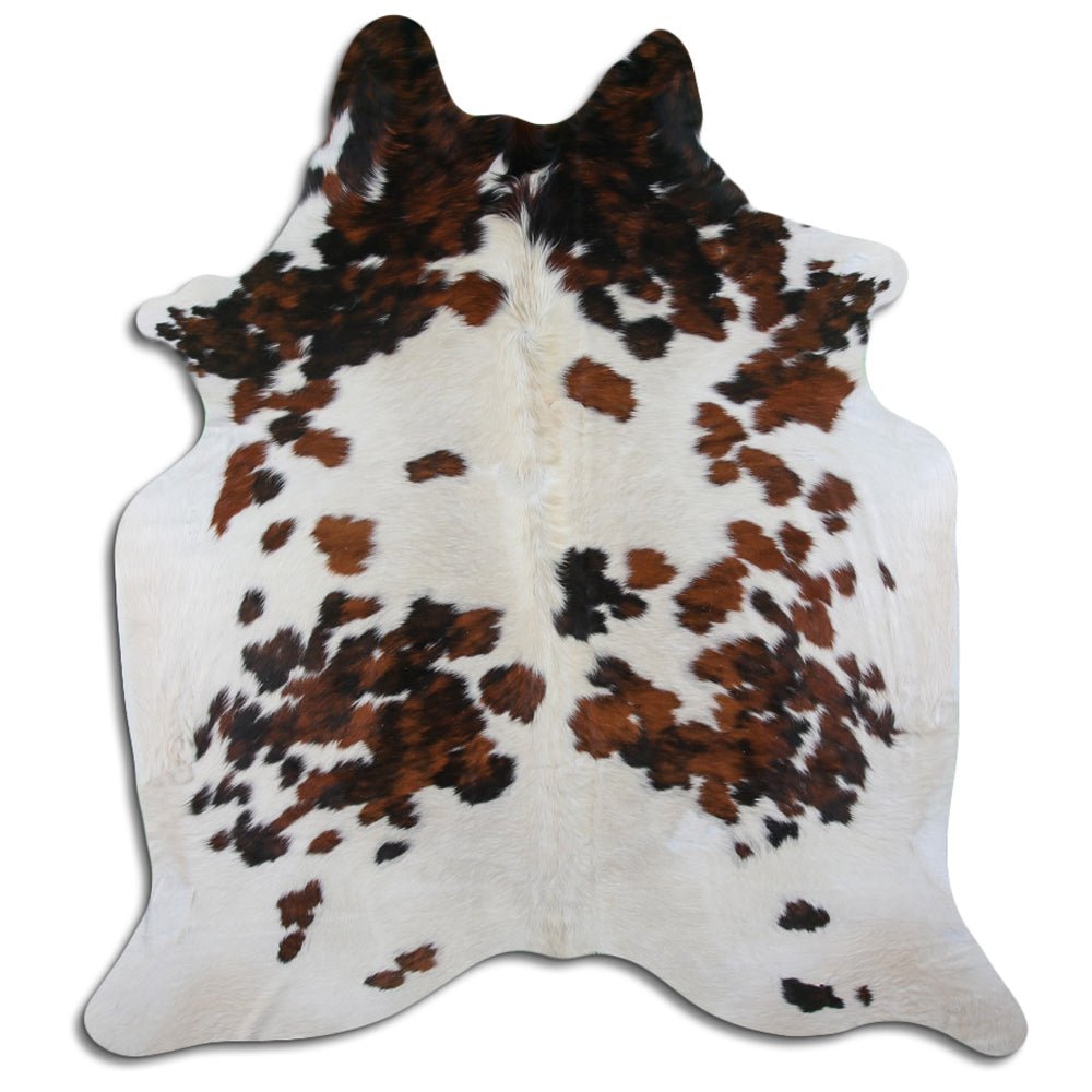 7.5 Ft X 6.5 Ft Genuine Brazilian Cowhide Skin Rug by Hilason | Hair-On Leather Home Décor Carpet