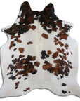 7.5 Ft X 6.5 Ft Genuine Brazilian Cowhide Skin Rug by Hilason | Hair-On Leather Home Décor Carpet