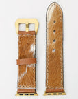American Darling ADWAM108 Beautifully Hair-On Genuine American Leather I watch Strap Men and Women Unisex