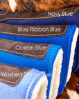 Ocean Blue Luxe Pony Contoured Felt Top/Fleece Lined Saddle Pad