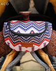 Compact Clip On Saddle Bag With Zipper Closure