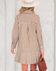 Yamileth Shirt Mini Dress Long Sleeve Top