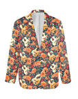 Baha Ranch Colores De Mexico Roses & Guitars Floral Blazer