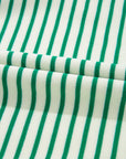 Stripe Reverse Seam Patchwork Long Sleeve Top