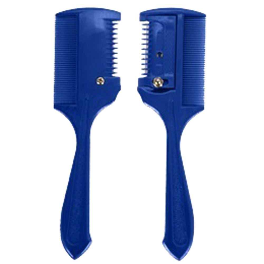 Hilason Thin Blade Plastic Comb W/ Ergonomic Handle