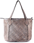 Never Mind Nmbgm103E Tote Vintage Handmade Genuine Cowhide Leather Women Bag Western Handbag Purse