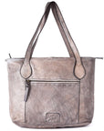 Never Mind Nmbgm103E Tote Vintage Handmade Genuine Cowhide Leather Women Bag Western Handbag Purse