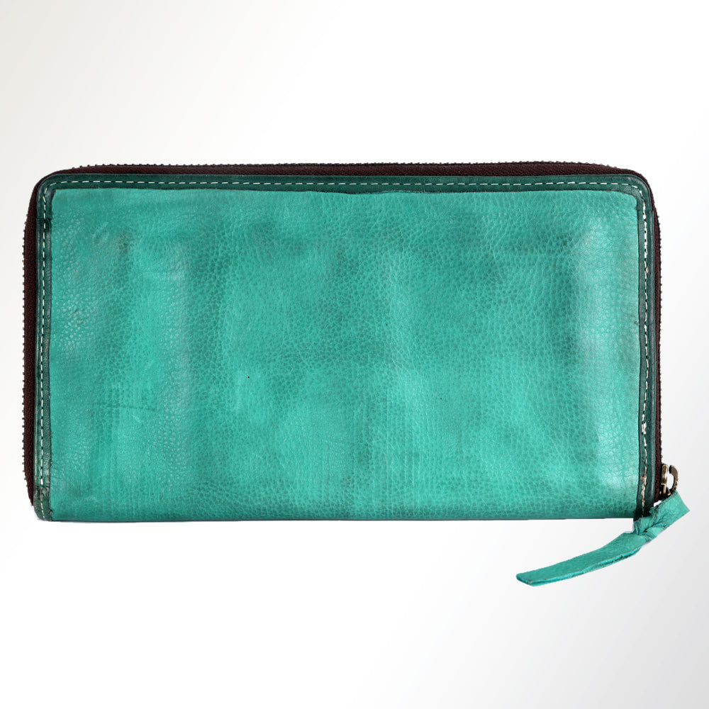 Never Mind Nmbgm106I Wallet Vintage Handmade Genuine Cowhide Leather Women Bag Western Handbag Purse
