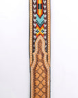 HILASON Western Genuine Leather Belt for Men Women Cowboy Cowgirl Handmade Unisex Full Grain Heavy Duty Tooled Beaded Belt