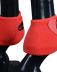 HILASON Bell Boots for Horses No Turn Protection Comfort & Durability Quick Wrap Hook and Loop Jumping Boots Sold in Pairs