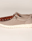 American Darling ADFT133GR4 Hand tooled carved genuine leather trim lightweight shoe footwear slip on