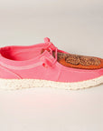 American Darling ADFT133NEPK11 Hand tooled carved genuine leather trim lightweight shoe footwear slip on