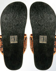 American Darling Hand Tooled, Carved Genuine Leather Sandal Footwear Flip Flop | Tooled