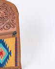 American Darling Gun Case Saddle Blanket Hand Tooled Genuine Leather Western Cases | Women Shotgun for Handguns