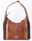 Hobo Hair On Saddle Blanket Genuine Leather Western Bag For Women
