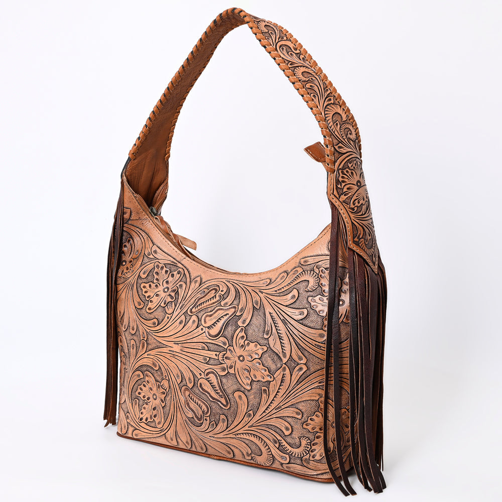 Hobo Hair On Saddle Blanket Genuine Leather Western Bag For Women