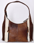 Hobo Hair On Saddle Blanket Genuine Leather Western Bag For Women