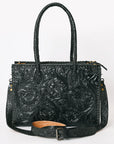 American Darling Tote Hand Tooled Genuine Leather Western Women Bag Handbag Purse | Black | Western Tote Bag | Travel Tote Bags | College Tote Bag | Casual Tote Bag